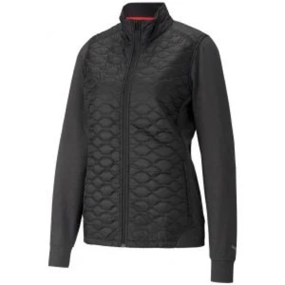 Puma faux suede quilted full zip jacket - Picture 8 of 9